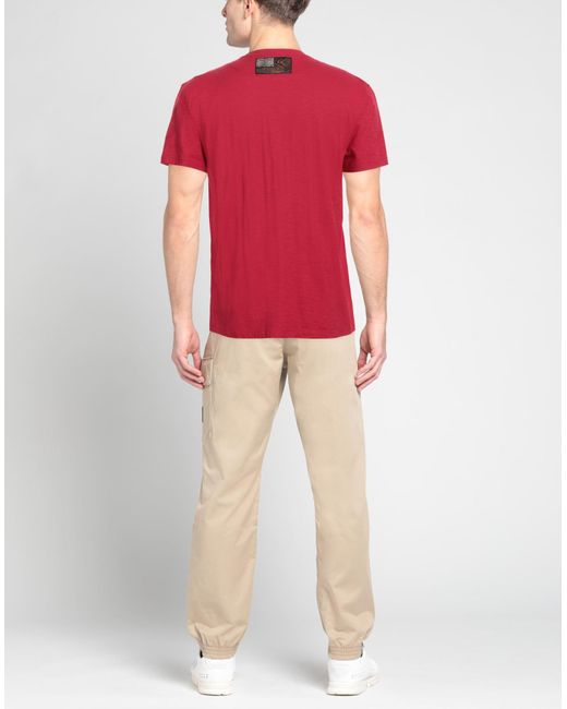 Camiseta Roberto Cavalli de hombre de color Red