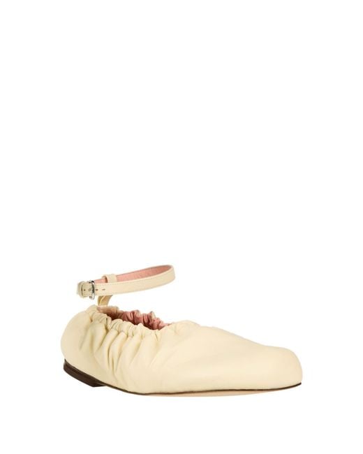 Odissi Natural Ballet Flats Leather