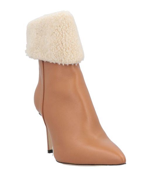 Manila Grace White Ankle Boots