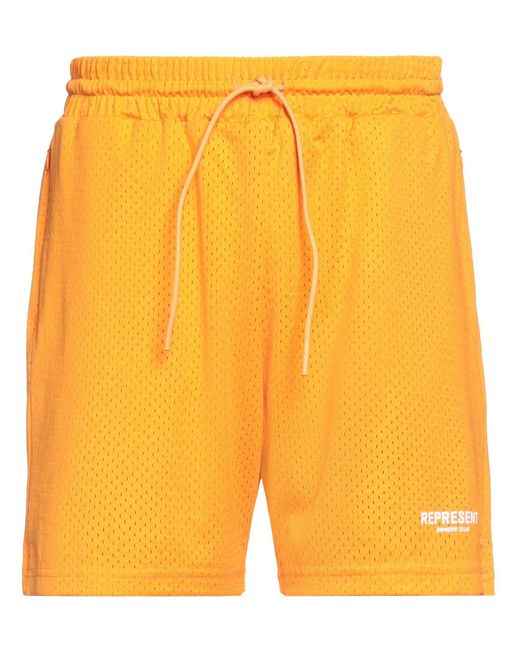 Represent Yellow Shorts & Bermuda Shorts for men