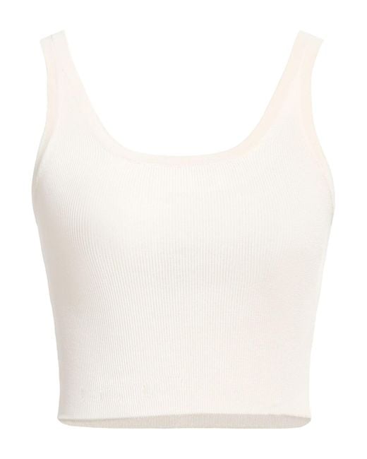 Isabel Benenato White Top Viscose, Polyester