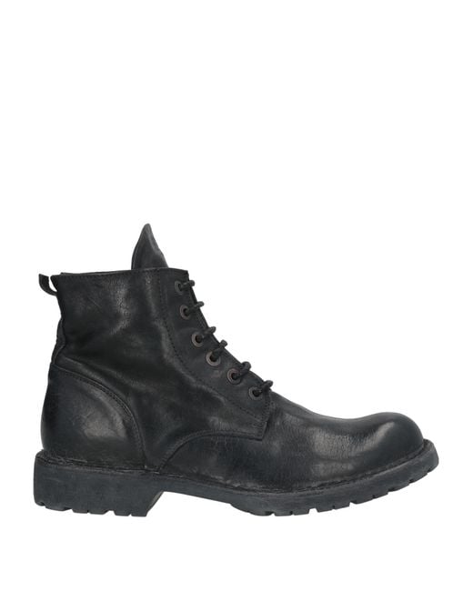 Moma Black Ankle Boots Leather for men