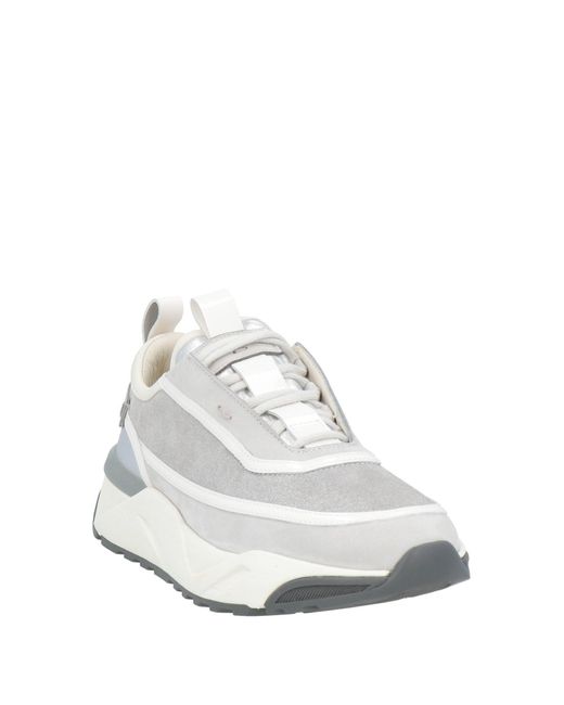 Santoni White Light Sneakers Leather