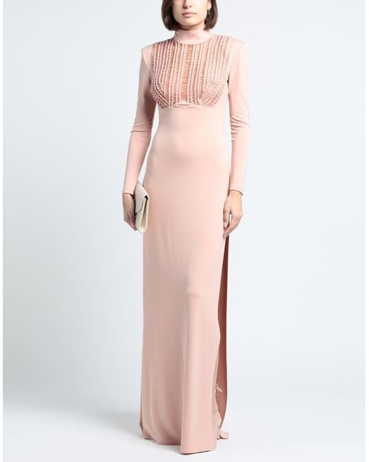 Elisabetta Franchi Pink Maxi Dress
