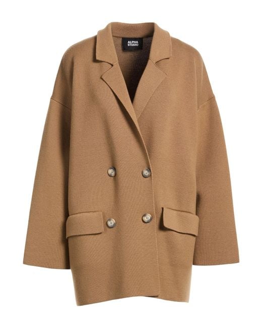 Blazer di Alpha Studio in Brown