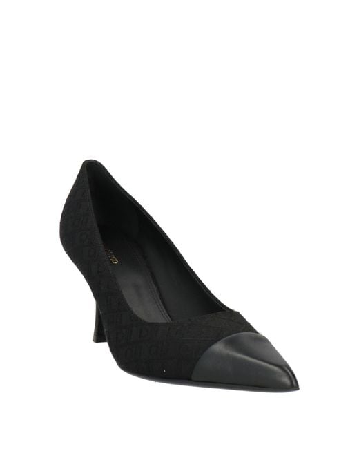 Ferragamo Black Pumps Textile Fibers