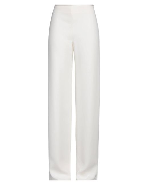 Giorgio Armani Synthetic Pants in White | Lyst