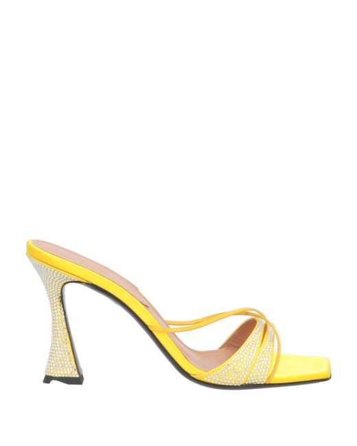 D'Accori Metallic Sandals