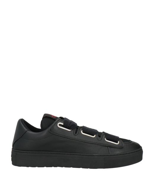 Vivienne Westwood Black Sneakers Leather, Textile Fibers for men
