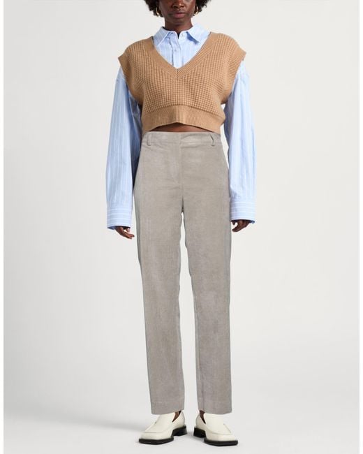 Antonelli Gray Light Pants Cotton, Modal, Elastane