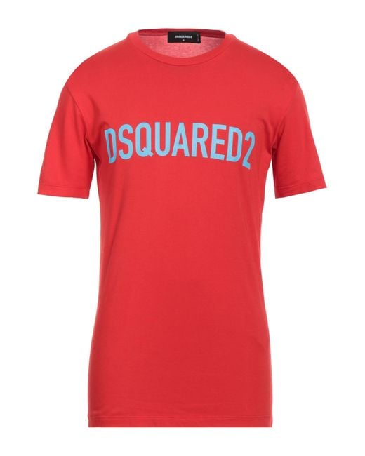 DSquared² Red T-shirt for men