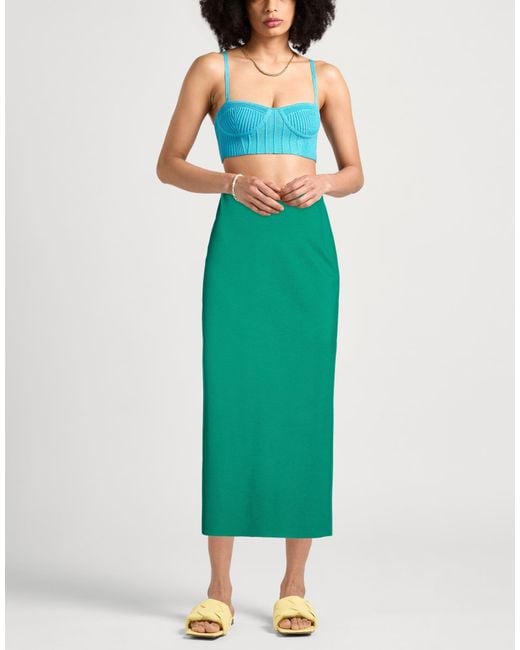 MEIMEIJ Green Midi Skirt