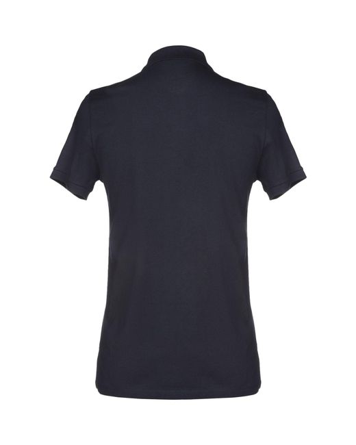 Bikkembergs Blue Polo Shirt Cotton, Elastane for men