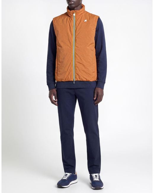 Chompa Sin Mangas K-Way de hombre de color Orange