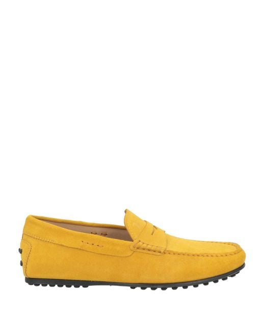 Tod's Yellow Loafers for men