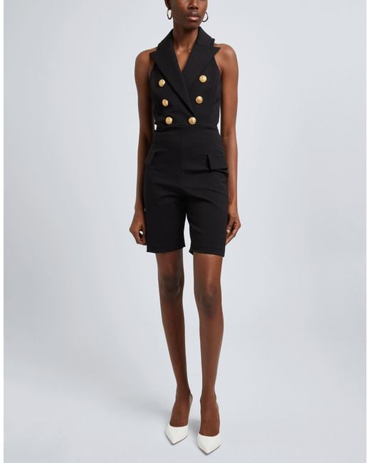 Balmain Black Playsuit
