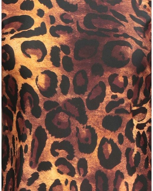gavroche paris Brown Mini Dress Polyester, Elastane