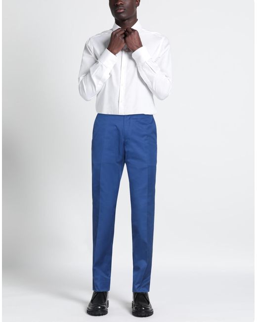 Isaia Blue Trouser for men