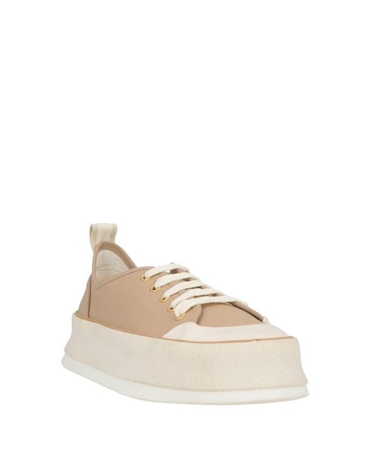 Max Mara Natural Sneakers Leather