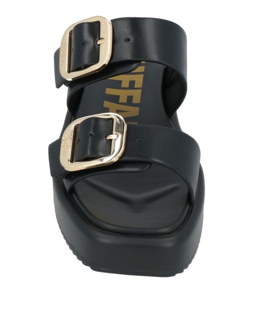 Buffalo Black Sandals