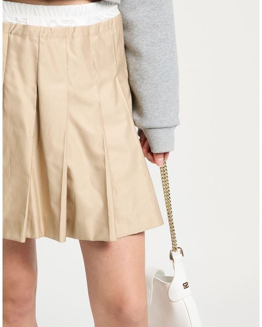 Sandro Natural Mini Skirt