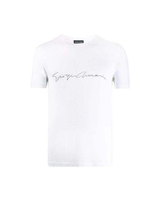 T-shirt Giorgio Armani pour homme en coloris White