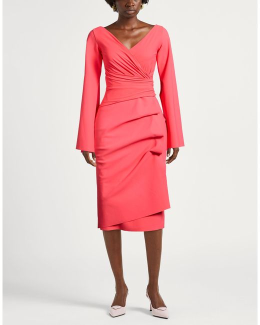 La Petite Robe Di Chiara Boni Pink Midi Dress