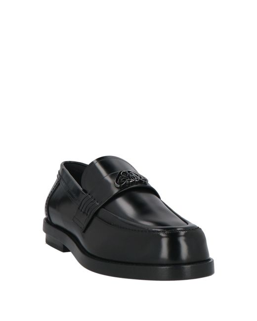 McQueen Black Loafers for men