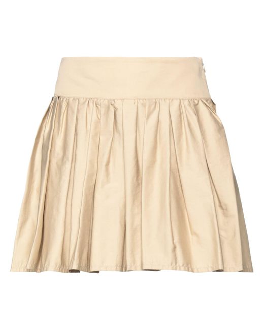 Elisabetta Franchi Natural Mini Skirt