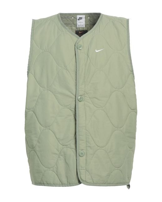 nike gilet mens green