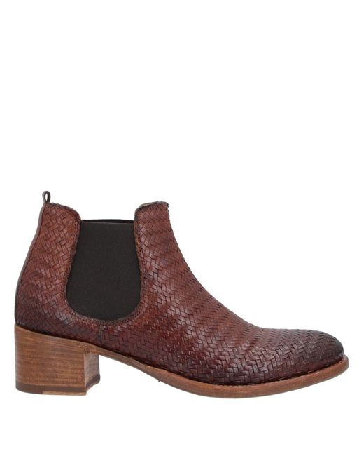 Corvari Brown Ankle Boots