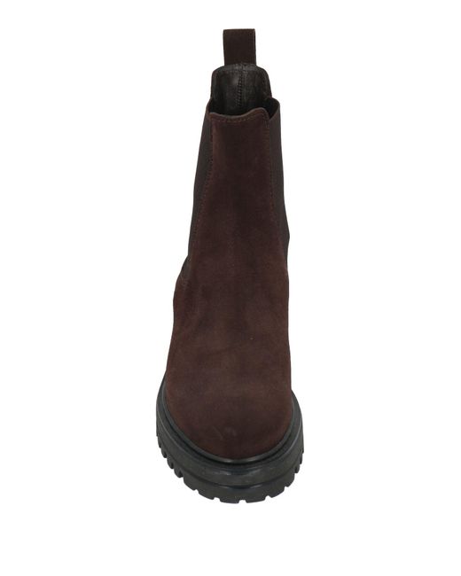 Guglielmo Rotta Brown Ankle Boots Leather