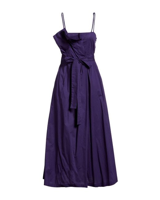 Alpha Studio Purple Midi Dresses