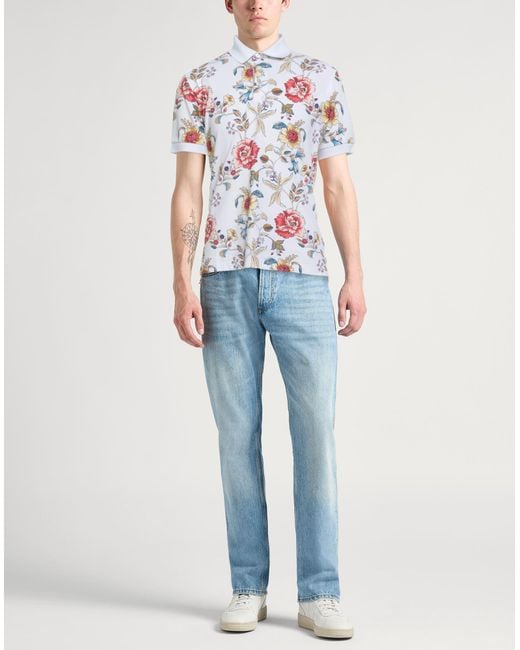 Etro White Polo Shirt for men