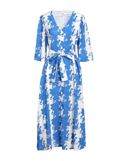 Ottod'Ame Blue Midi Dress