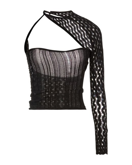 Roberta Einer Black Top Viscose, Polyethylene