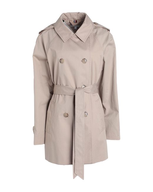 Tommy Hilfiger Natural Overcoat & Trench Coat