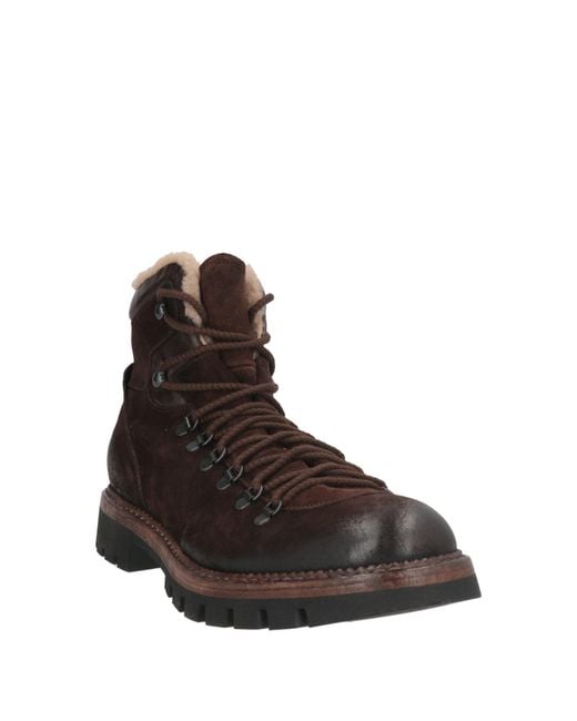 Corvari Brown Ankle Boots Leather for men
