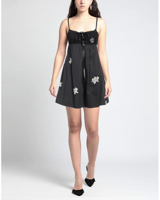 ワンピース PINKOx Patrick Mc Dowell cotton dress Nero REIMAGINE PINKO x PATRICK MCDOWELL Mini Dress Cotton in