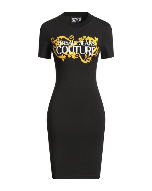 Versace Jeans Couture Black Mini Dresses