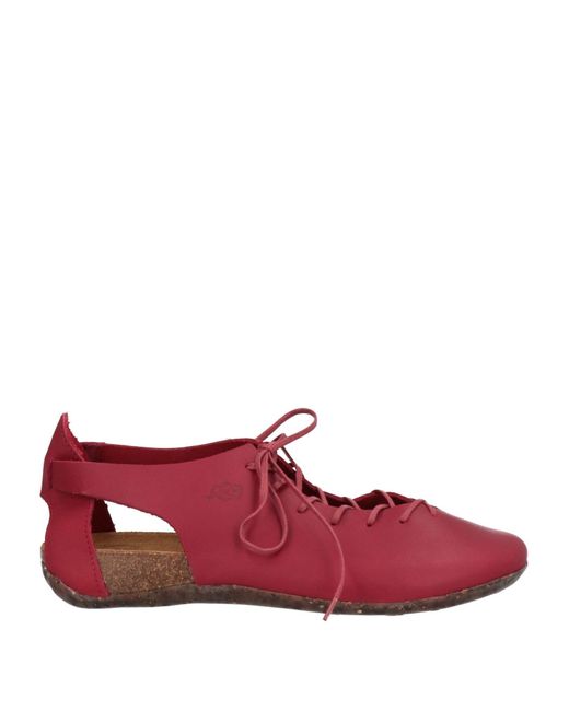 Loints of Holland Red Lace-up Shoes