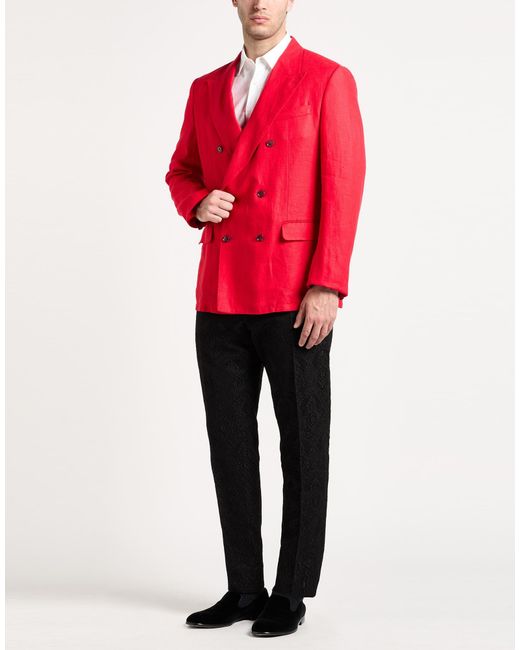 Dolce & Gabbana Red Blazer for men