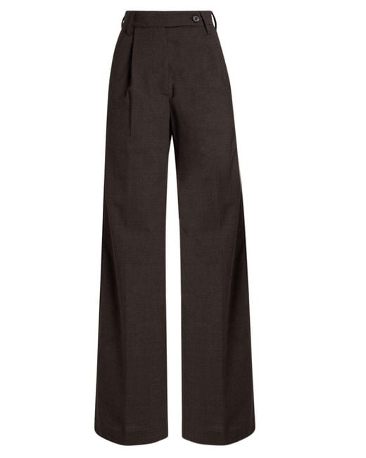 Department 5 Brown Pants Polyester, Virgin Wool, Elastane