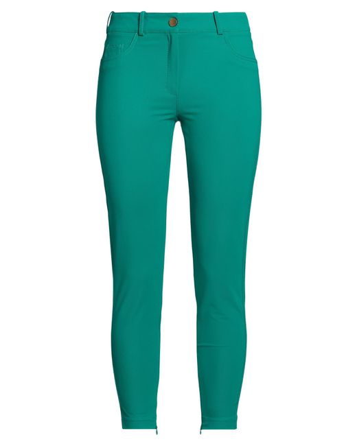 Elisabetta Franchi Green Pants Polyamide, Elastane