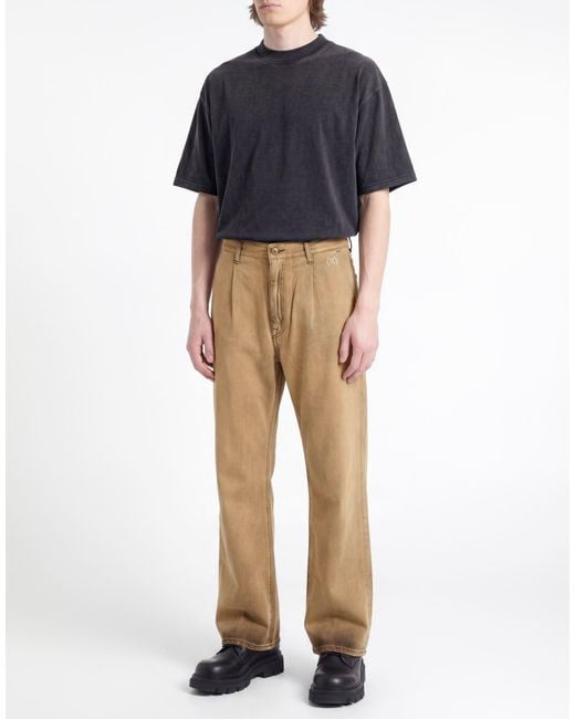 People Natural Camel Jeans Cotton for men