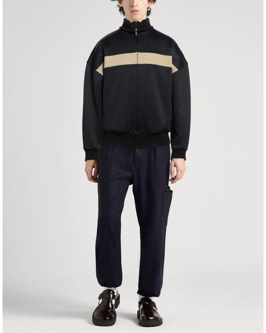 Fear Of God Black Sweatshirt Nylon, Cotton, Wool, Elastane for men