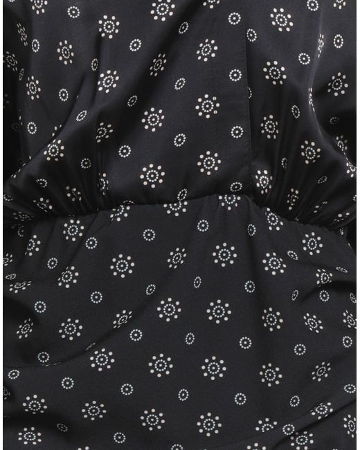 Soallure Black Mini Dress Viscose, Polyester