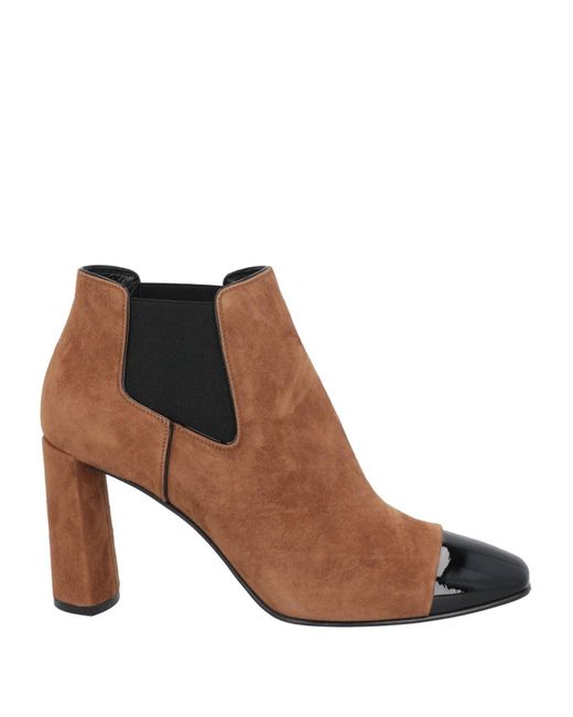 Casadei Brown Ankle Boots