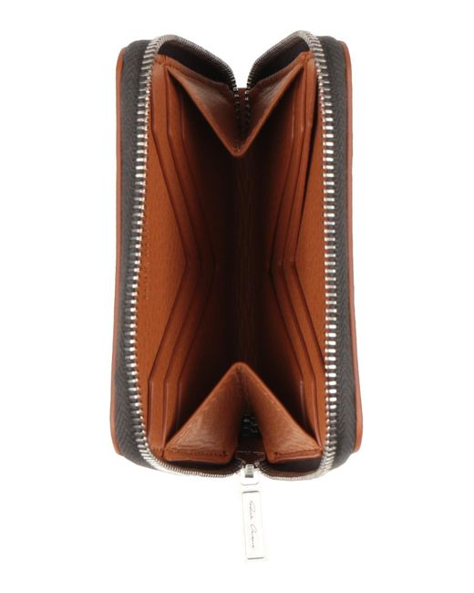 Rick Owens Brown Tan Wallet Calfskin for men