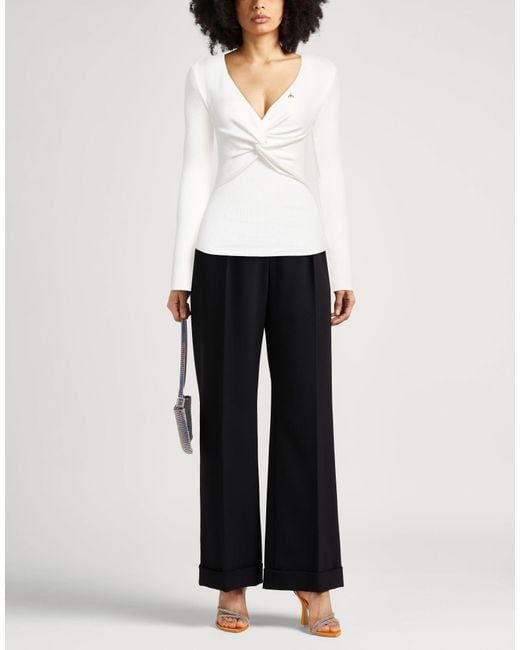 DIVEDIVINE White Sweater Viscose, Polyester, Polyamide